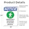 Signmission Emergency Response Sign With Symbol, 18 in W x Rectangle, Vinyl Decal OS-2PACK-NS-D-1824-V-11895 - alternate 3